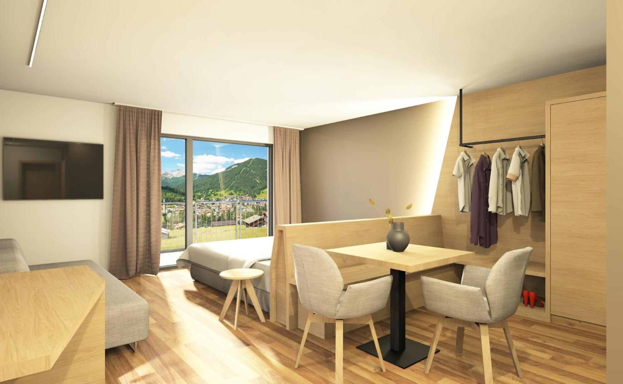 Hotel Ladinia Dolomites View Pozza di Fassa Exterior photo